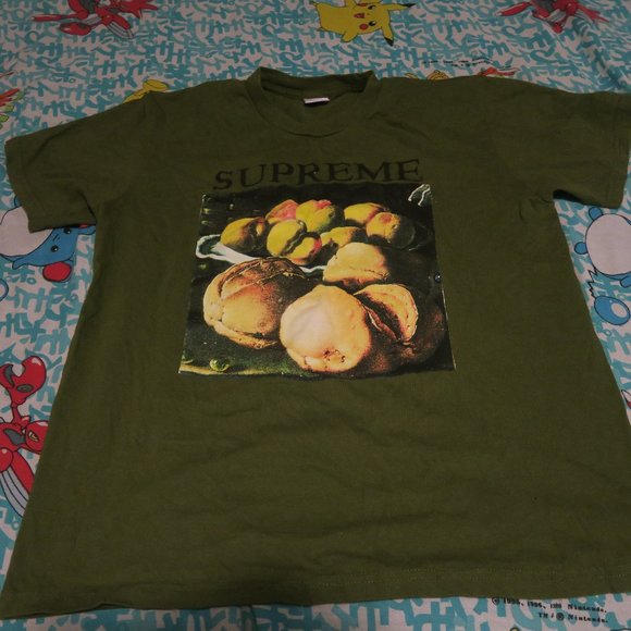 Supreme Other - Supreme Still Life Tee Olive Size Medium FW18 EUC Made in USA